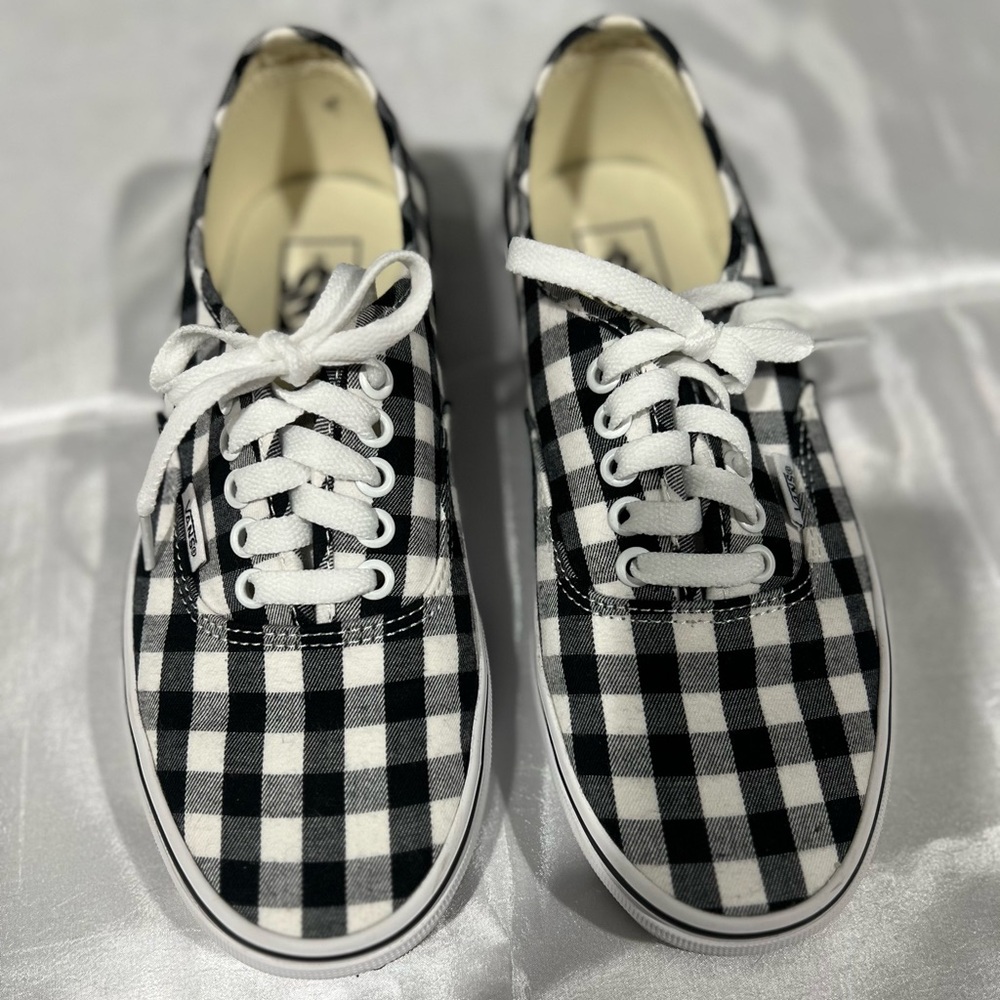 Black and White Checkered Vans